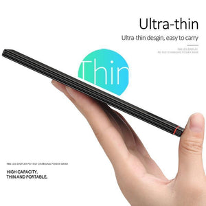 Planet Gates Quick Charger Power Bank PD QC 3.0 18W Digital LED Display 10000mah powerbank USAMS 9V/2A 5V/3A External Battery USB C Poverbank