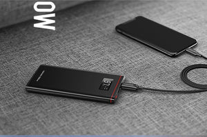 Planet Gates Quick Charger Power Bank PD QC 3.0 18W Digital LED Display 10000mah powerbank USAMS 9V/2A 5V/3A External Battery USB C Poverbank