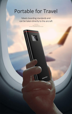 Planet Gates Quick Charger Power Bank PD QC 3.0 18W Digital LED Display 10000mah powerbank USAMS 9V/2A 5V/3A External Battery USB C Poverbank