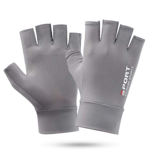 Planet Gates Quick Dry Bicycle Gloves For Cycling Men's Fingerless Gloves Solid Mtb Bike Riding Glove Anti-Slip Motorcycle Driving Gloves