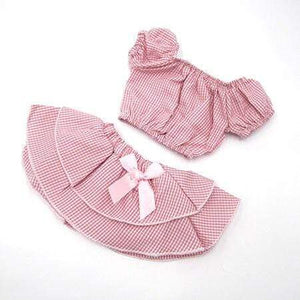Planet Gates qx--006 / 43-45cm Doll Clothes for doll Bow dress fit 18inch 43-45cm Baby Toy new born doll and American doll accessories
