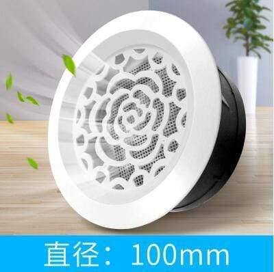 Adjustable round plastic air ventilation cover Fan Outlet Vent Extractor ceiling hole for kitchen bath air outlet fresh system