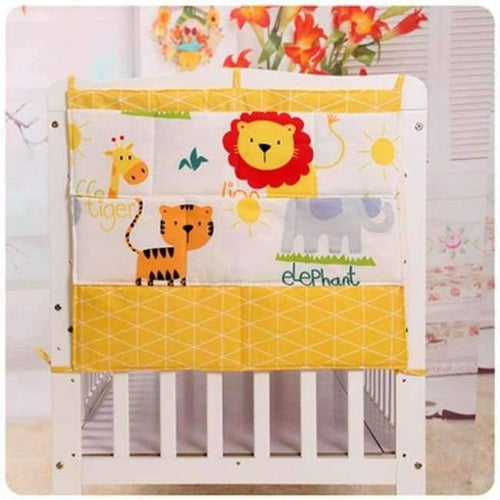 Planet Gates R Cartoon Rooms Nursery Hanging Storage Bag Baby Cot Bed Crib Organizer  60*52cm Toy Diaper Pocket for Newborn Crib Bedding Set