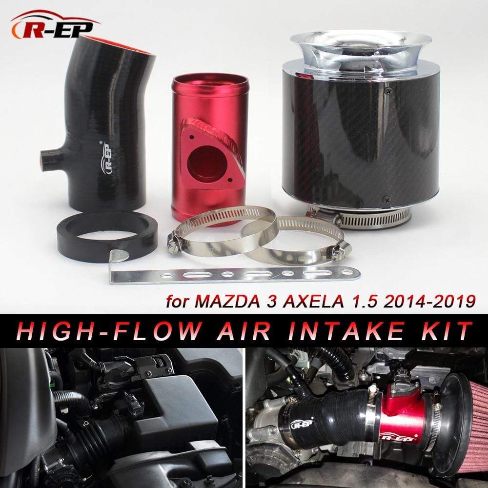 Planet Gates R-EP High Flow Cold Air Intake Pipe for Mazda 3 Axela 1500cc with Air Filter Replacement High Power RP-D002