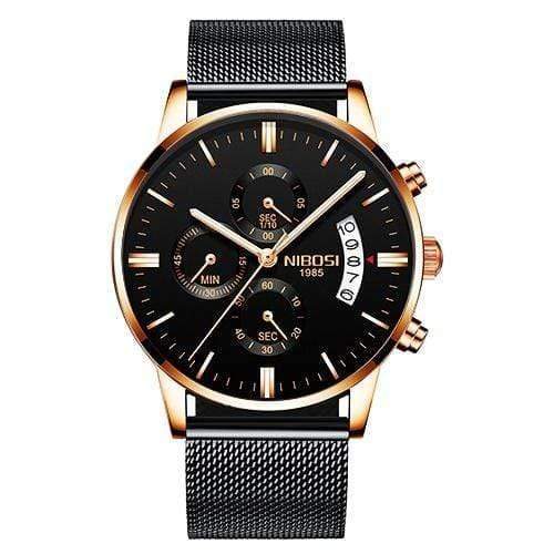 Planet Gates R Men Watch Chronograph Sport Mens Watches Top Brand Luxury Waterproof Full Steel Quartz Gold Clock Men Relogio Masculino