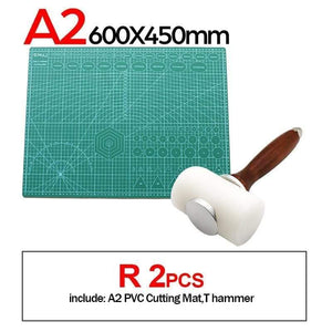 Planet Gates R set A1A2A3A4 PVC Cutting Mat DIY Leather Craft Tool Double-sided Self-healing Mat Bottom Plate Cutting Patchwork Sewing Tool Set