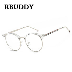 Planet Gates R2 Transparent Glasses Fake Computer Reading Glasses Clear Lens Men Women Optical Eyewear Metal Eyeglasses