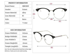 Planet Gates R2 Transparent Glasses Fake Computer Reading Glasses Clear Lens Men Women Optical Eyewear Metal Eyeglasses