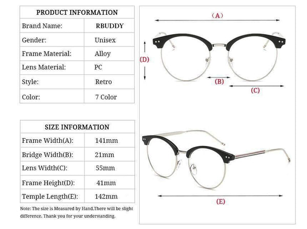 Planet Gates R2 Transparent Glasses Fake Computer Reading Glasses Clear Lens Men Women Optical Eyewear Metal Eyeglasses
