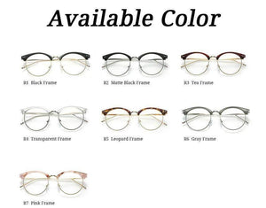 Planet Gates R2 Transparent Glasses Fake Computer Reading Glasses Clear Lens Men Women Optical Eyewear Metal Eyeglasses