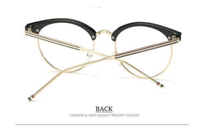 Planet Gates R2 Transparent Glasses Fake Computer Reading Glasses Clear Lens Men Women Optical Eyewear Metal Eyeglasses