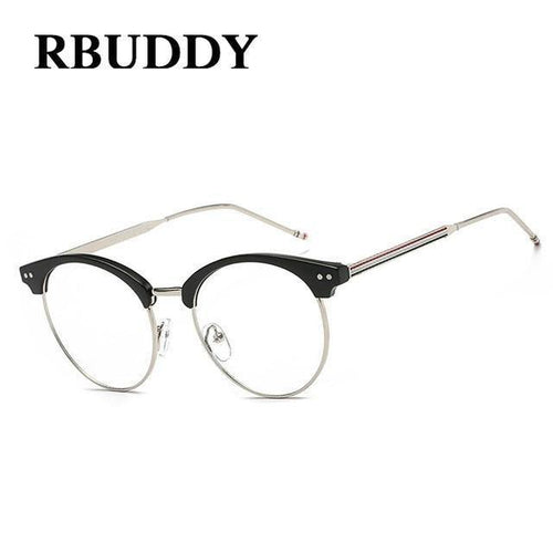 Planet Gates R2 Transparent Glasses Fake Computer Reading Glasses Clear Lens Men Women Optical Eyewear Metal Eyeglasses