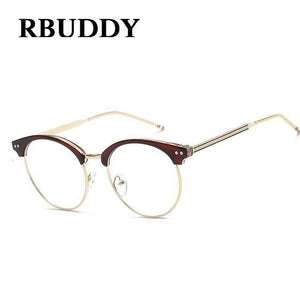 Planet Gates R3 Transparent Glasses Fake Computer Reading Glasses Clear Lens Men Women Optical Eyewear Metal Eyeglasses
