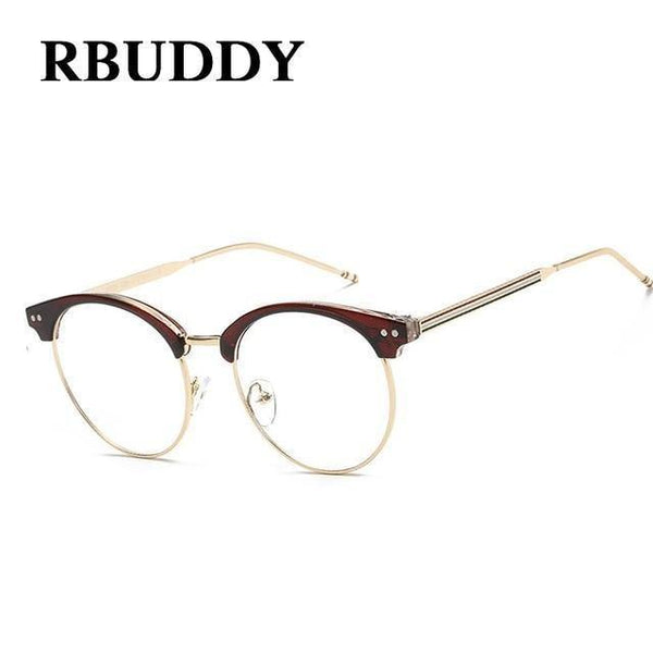 Planet Gates R3 Transparent Glasses Fake Computer Reading Glasses Clear Lens Men Women Optical Eyewear Metal Eyeglasses