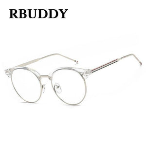 Planet Gates R4 Transparent Glasses Fake Computer Reading Glasses Clear Lens Men Women Optical Eyewear Metal Eyeglasses