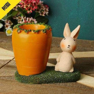 Planet Gates Rabbit 2 / China Cute Pen Holder Rabbit/Cactus/Unicorn Pencil Holder Kawaii Desk Accessories Office Stationery Desk Organizer