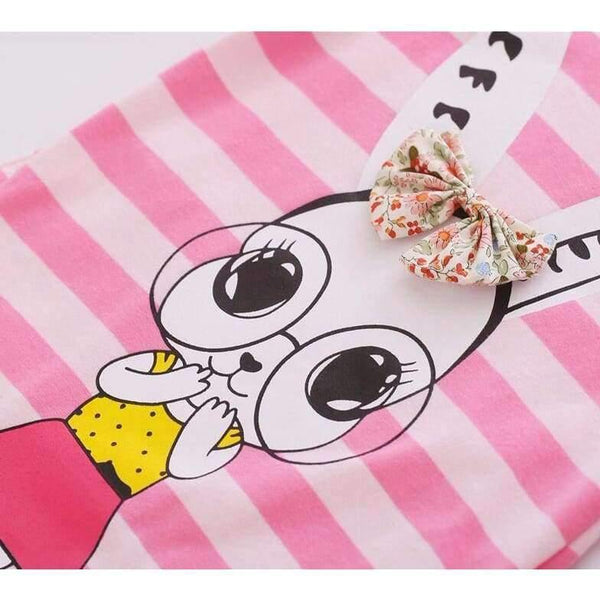 Planet Gates Rabbit Bule / 2T Girls Dress Cartoon Kids Dresses For Girl Clothes 2-8Y Baby children clothing Vestidos Costume Roupas Infantis Menina