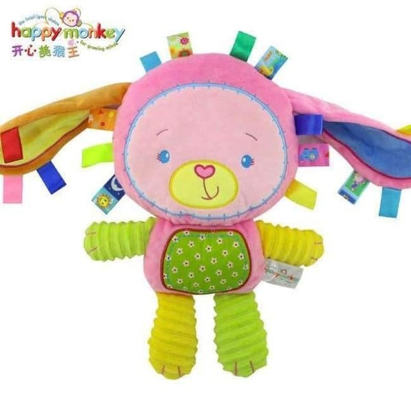 Planet Gates rabbit Kids Baby Cute Plush Rattle Stuffed Animal Infant Educational Learning Toys Gift for Toddler Children 0-12 month