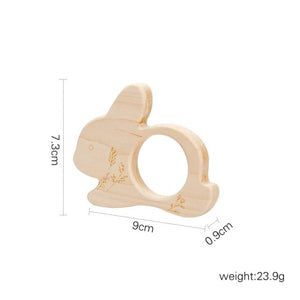 Planet Gates Rabbit Nordic Style Wooden Blocks Baby Montessori Educational Toys for Children Creative Animal Jigsaw Stacking Toys Constructor Blocks