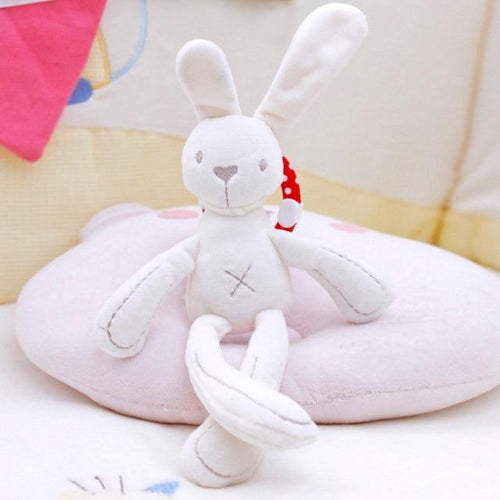 Planet Gates rabbit Rabbit Toys Bunny Bear Soft Cute Baby Crib Stroller Plush Infant Doll Mobile Bed Pram kid Animal Hanging Ring Toys игрушки