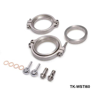 Planet Gates Racing Billet Aluminum Car 60MM Vband V60 Flange Turbo Wastegate For BMW Subaru Honda TK-WSTIAL60