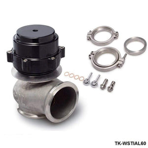 Planet Gates Racing Billet Aluminum Car 60MM Vband V60 Flange Turbo Wastegate For BMW Subaru Honda TK-WSTIAL60