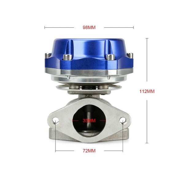 Planet Gates Racing car 38mm External Turbo Exhaust Manifold Wastegate with Dump Ring 14PSI