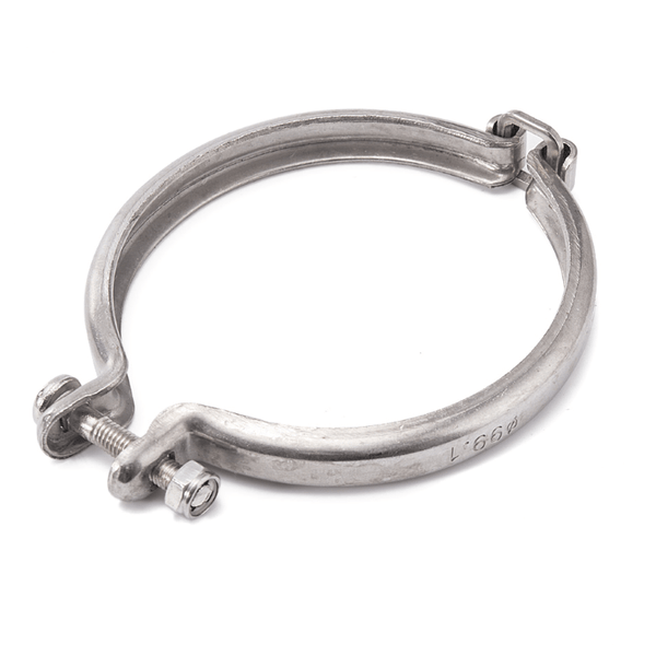 Planet Gates Racing Car T304 Stainless Steel V Band Clamp Flange Assembly For Exhaust Turbo Wastegate  4.5" OD Pipe EP-VKG45