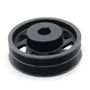 Planet Gates Racing Performance Crankshaft Crank Pulley For Subaru Impreza WRX Sti Legacy Aluminum Black Light Weight