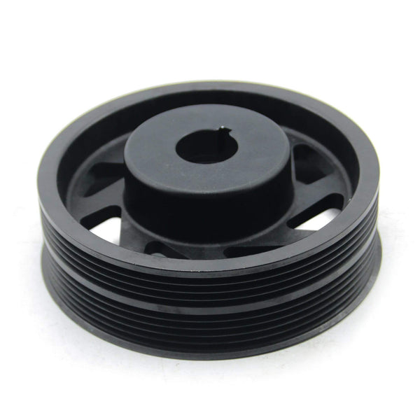 Planet Gates Racing Performance Crankshaft Crank Pulley For Subaru Impreza WRX Sti Legacy Aluminum Black Light Weight