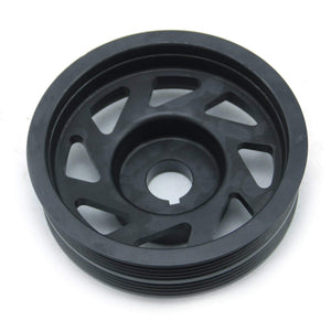 Planet Gates Racing Performance Crankshaft Crank Pulley For Subaru Impreza WRX Sti Legacy Aluminum Black Light Weight