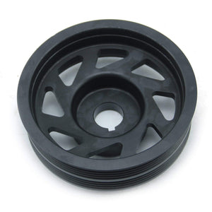 Planet Gates Racing Performance Crankshaft Crank Pulley For Subaru Impreza WRX Sti Legacy Aluminum Black Light Weight