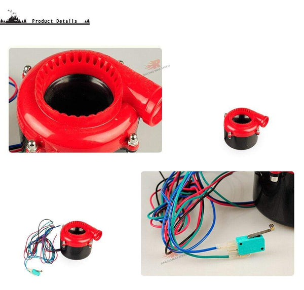 Planet Gates Racing Universal Electronic Turbo Car Fake Dump Valve Electronic Turbo Blow Off Valve Blow Off Analog Sound BOV