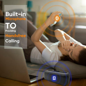 Planet Gates Radio Bluetooth Speaker Stereo Wireless Column 10W With FM Phone Holder Support BT 5.0 TWS Portable Speakers