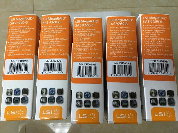 Planet Gates RaidStorage Avago LSI MegaRAID SAS 9260-8i LSI00198 8 port 512MB cache SFF8087 6Gb RAID0.1.5.6 PCI-E 2.0 X8 Controller Card
