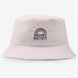 Planet Gates rainbow beige Galaxy Stars Print Panama Hat Cap Reversible Bucket Hat Summer Sun Hats For Women Men Gorro