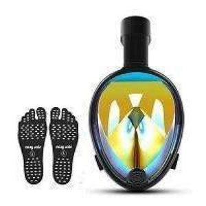 Planet Gates rainbow / China / S/M Full Face Anti-Fog Diving Mask Underwater Swimming Snorkel Mask Scuba Set for Gopro Camera Beach Foldable Breathing