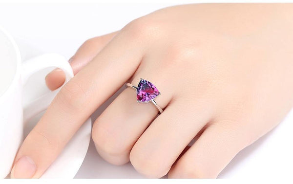 Planet Gates Rainbow Fire Mystic Topaz Finger Rings for Women Anniversary Women 925 Sterling Silver Wedding Ring