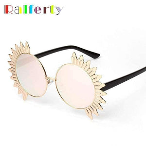 Planet Gates Ralferty 2017 Vintage Round Sunglasses Women Stylish Unique Sunglass Men Masquerade Mask Retro Eyewear European Sun Glass A1224
