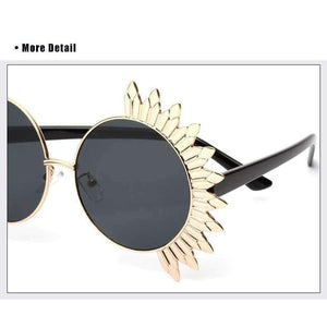 Planet Gates Ralferty 2017 Vintage Round Sunglasses Women Stylish Unique Sunglass Men Masquerade Mask Retro Eyewear European Sun Glass A1224