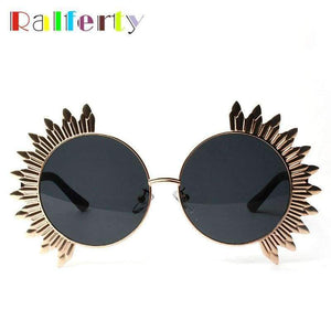 Planet Gates Ralferty 2017 Vintage Round Sunglasses Women Stylish Unique Sunglass Men Masquerade Mask Retro Eyewear European Sun Glass A1224