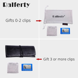 Planet Gates Ralferty Polarized Sunglasses Men Women 5 In 1 Magnetic Clip On Glasses TR90 Optical Prescription Eyeglass Frames Magnet Clips