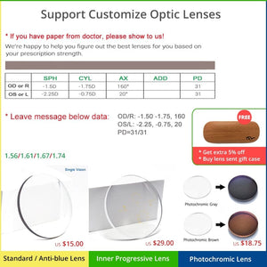 Planet Gates Ralferty Polarized Sunglasses Men Women 5 In 1 Magnetic Clip On Glasses TR90 Optical Prescription Eyeglass Frames Magnet Clips