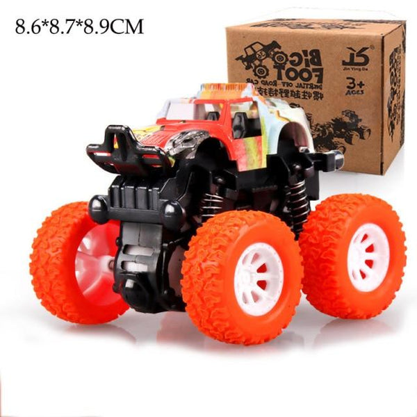 Planet Gates Random box 2 Mini Inertial Off-Road Vehicle Pullback Children Toy Car Plastic Friction Stunt Car Juguetes Carro kids toys for boys