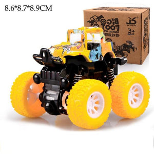 Planet Gates Random box 4 Mini Inertial Off-Road Vehicle Pullback Children Toy Car Plastic Friction Stunt Car Juguetes Carro kids toys for boys