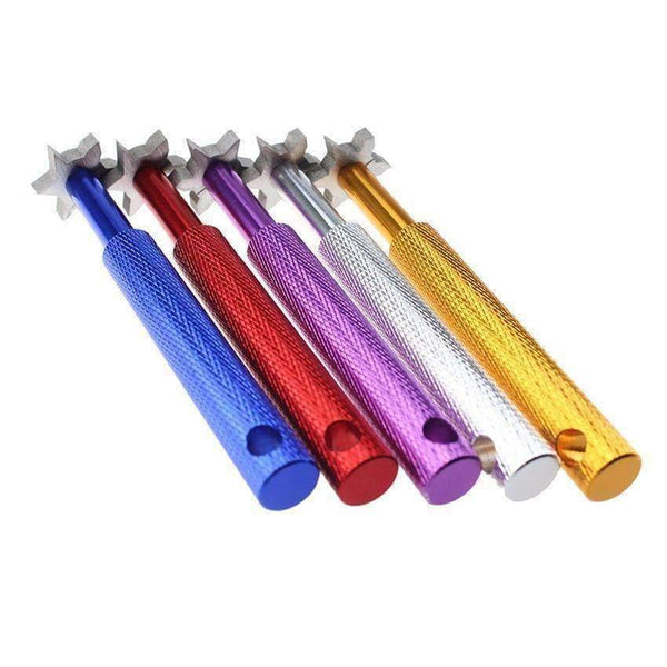 Planet Gates random deliverycolor Golf Club Cleaner Tool 6 Blade Cutters Golf Club Sharpener Groove Wedge Cleaner Regrooving Tool 6 Color random delivery