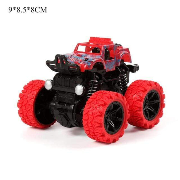 Planet Gates Random tire color Mini Inertial Off-Road Vehicle Pullback Children Toy Car Plastic Friction Stunt Car Juguetes Carro kids toys for boys