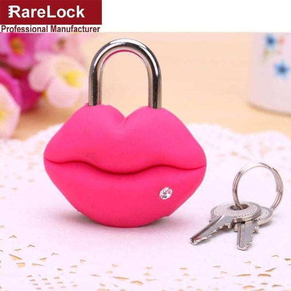 Planet Gates Rarelock Cartoon Colour Brass Padlock with 2 Keys for Drawer Door Jewelry Box Bags Lock DIY Furniture Hardware a