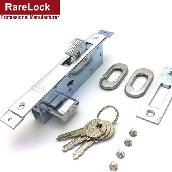 Planet Gates Rarelock Christmas Supplies Sliding Door  Lock with 3 Keys for Bedroom Balcony Bathroom Accessory Home Security Hardware f
