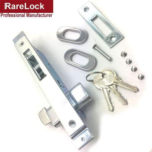 Planet Gates Rarelock Christmas Supplies Sliding Door  Lock with 3 Keys for Bedroom Balcony Bathroom Accessory Home Security Hardware f